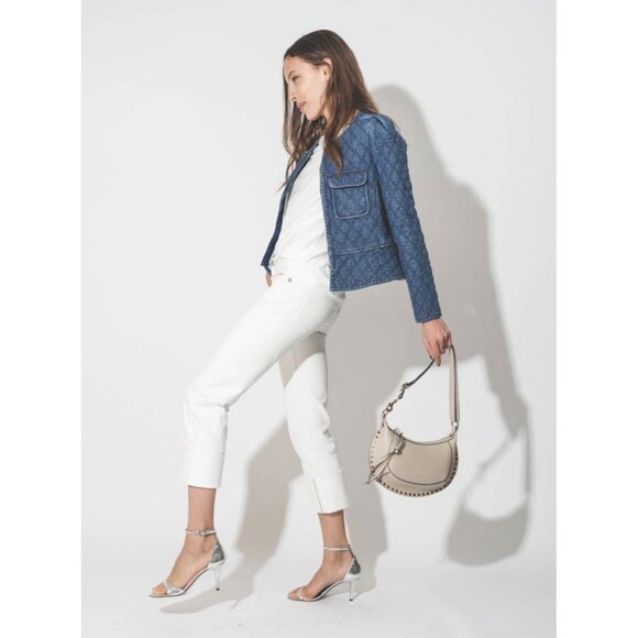 Isabel Marant Étoile Deliona Quilted Jacket – Light Blue | Size 2 - Picture 14 of 16